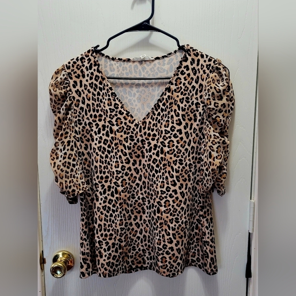PerSeption Concept Womens Animal print size large EUC